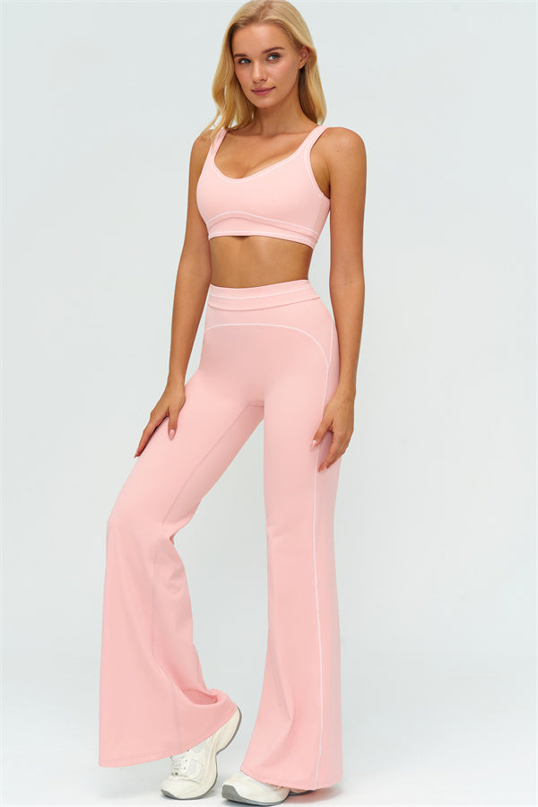 The Amara Sports Bra Flared Leggings 2-Piece Set