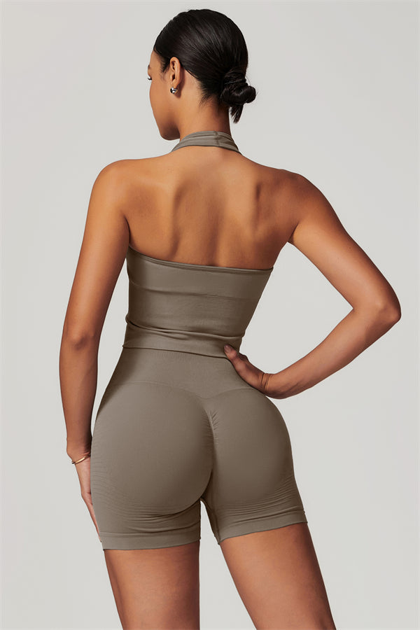 The Delight Halter Top Shorts 2-Piece Set