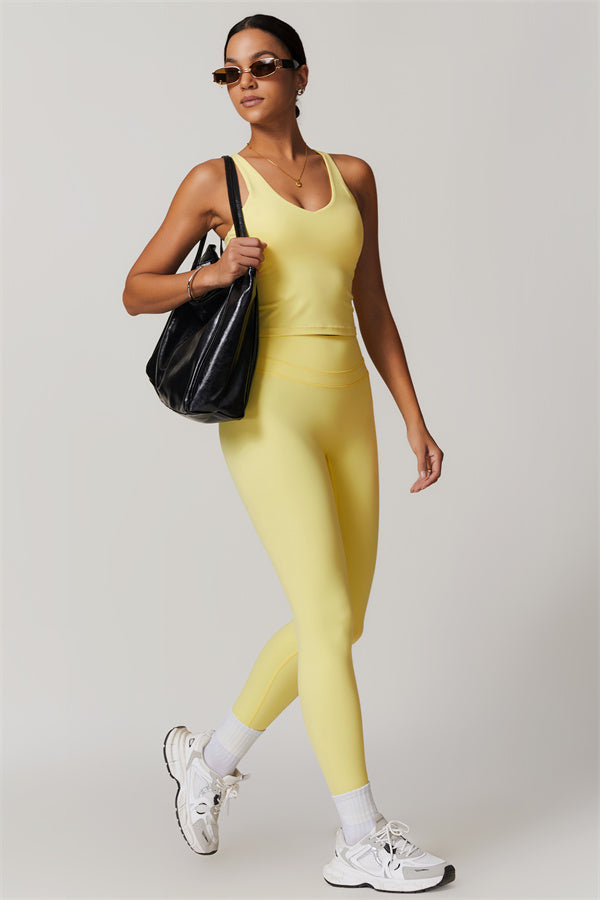 The Enigma Cross Back Vest Leggings 2-Piece Set