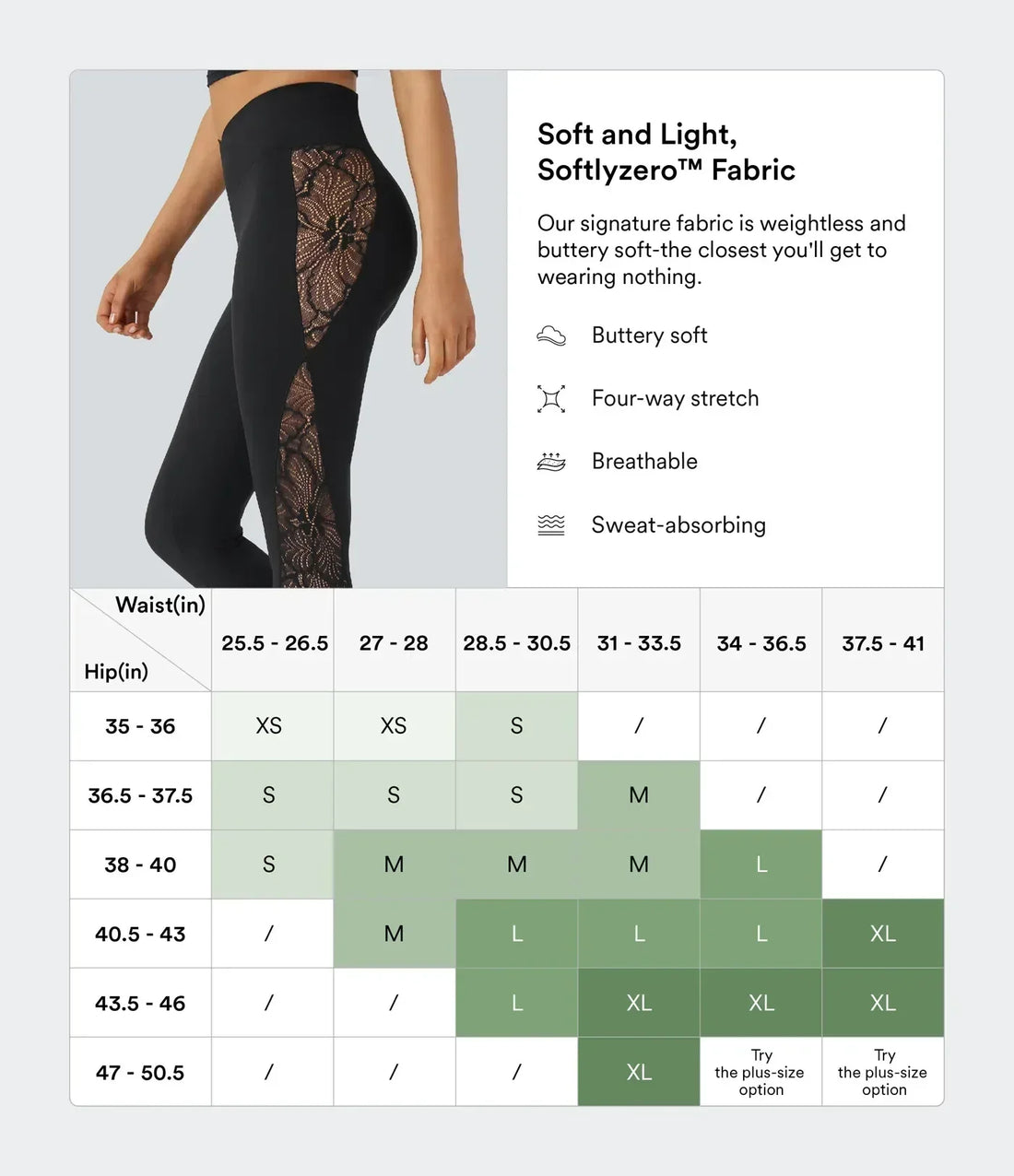 Valore™ High Waisted Crossover Contrast Lace Pocket Yoga Leggings-UPF50+