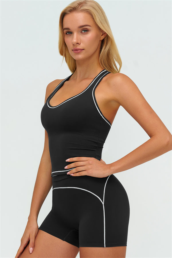 The Amara Crop Top Shorts 2-Piece Set