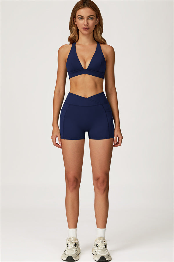 The Glacier Sports Bra Shorts 2-Piece Set