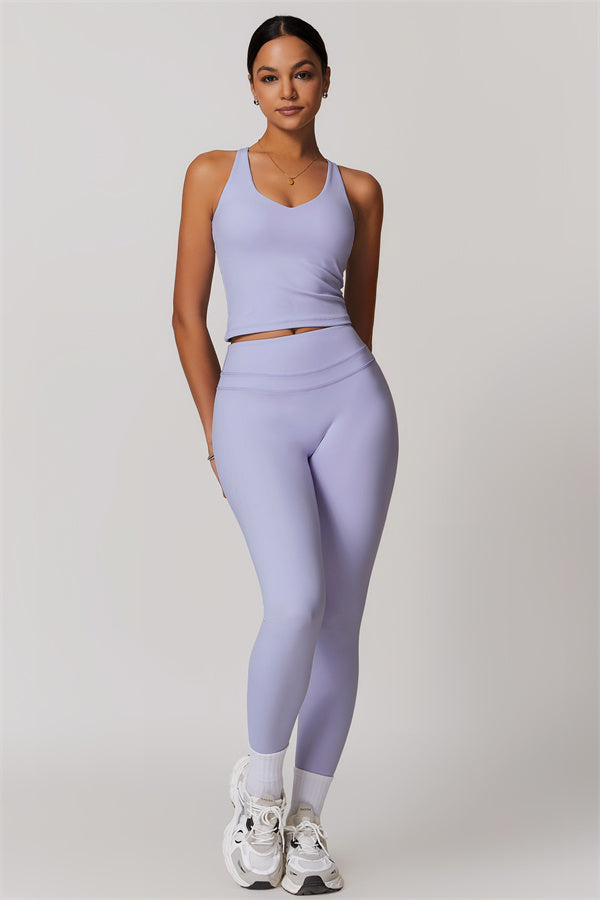 The Enigma Cross Back Vest Leggings 2-Piece Set