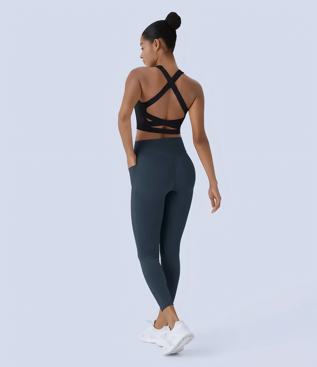 Valore UltraSculpt™ SoCinched High-Waist Tummy Control Butt-Lifting Leggings with Pockets