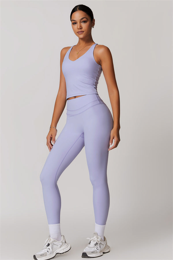 The Enigma Cross Back Vest Leggings 2-Piece Set