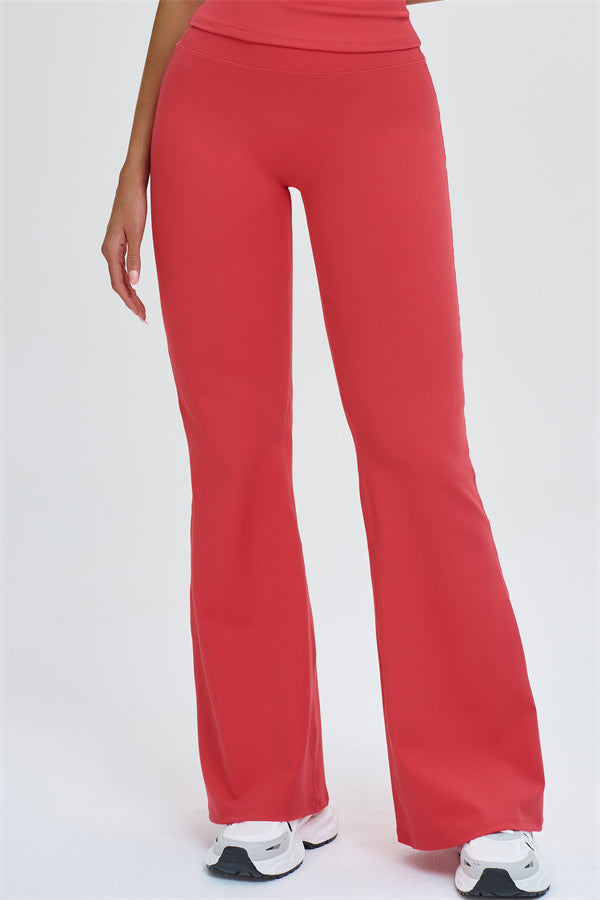 The Slate Cross Back Top Flared Leggings 2-Piece Set