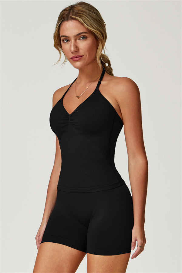 The Allure Halter Top Shorts 2-Piece Set