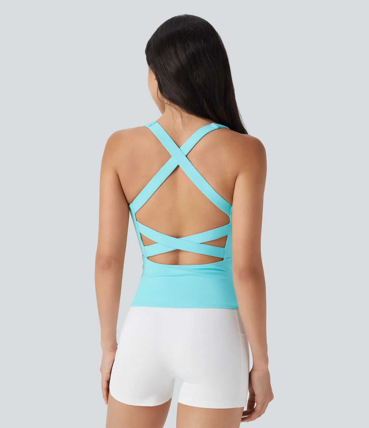 Valore Cross-back Workout Tank in Black