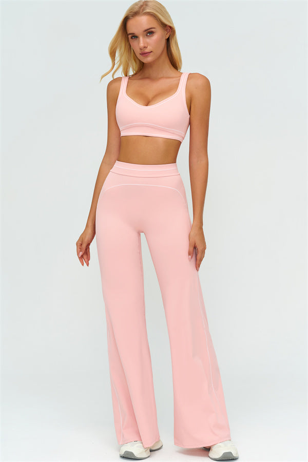 The Amara Sports Bra Flared Leggings 2-Piece Set