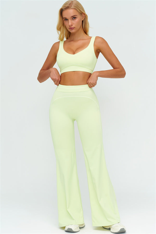 The Amara Sports Bra Flared Leggings 2-Piece Set