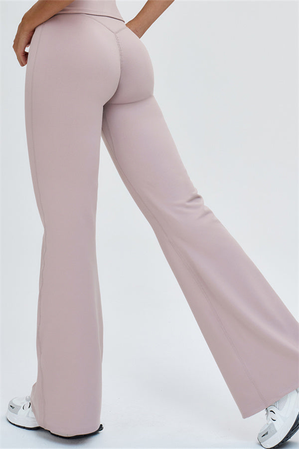 The Slate Y-Back Top Flared Leggings 2-Piece Set