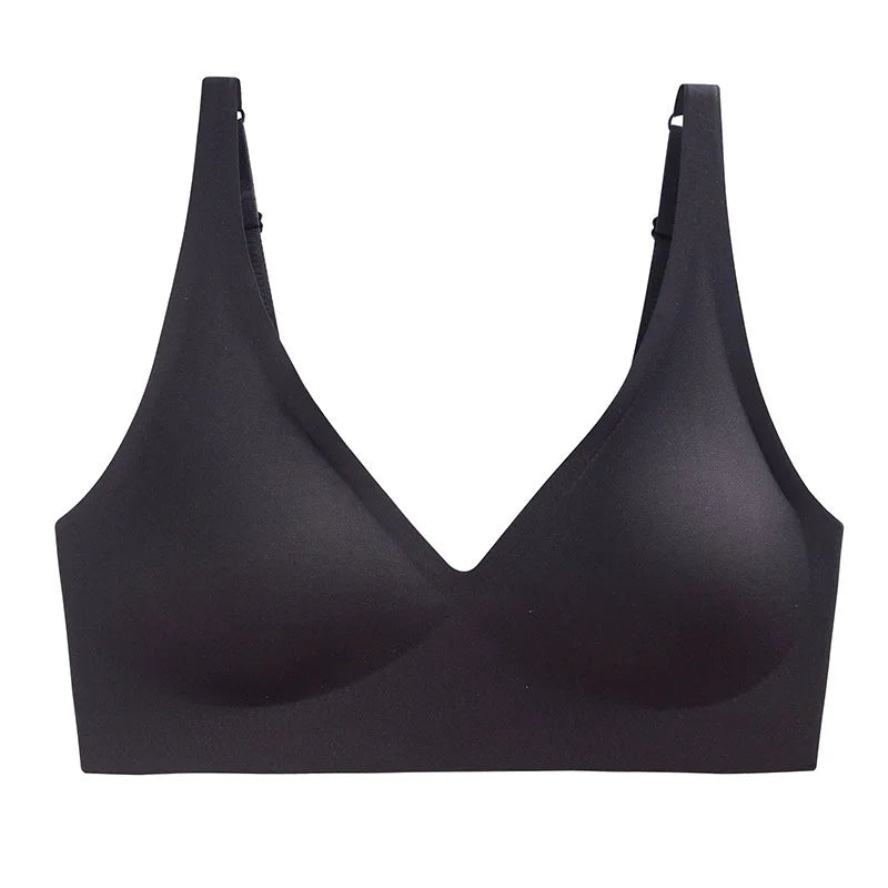 Seamless V-Neck Push-Up Bralette