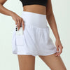 2-in-1 Running Shorts – High-Waist with Pockets