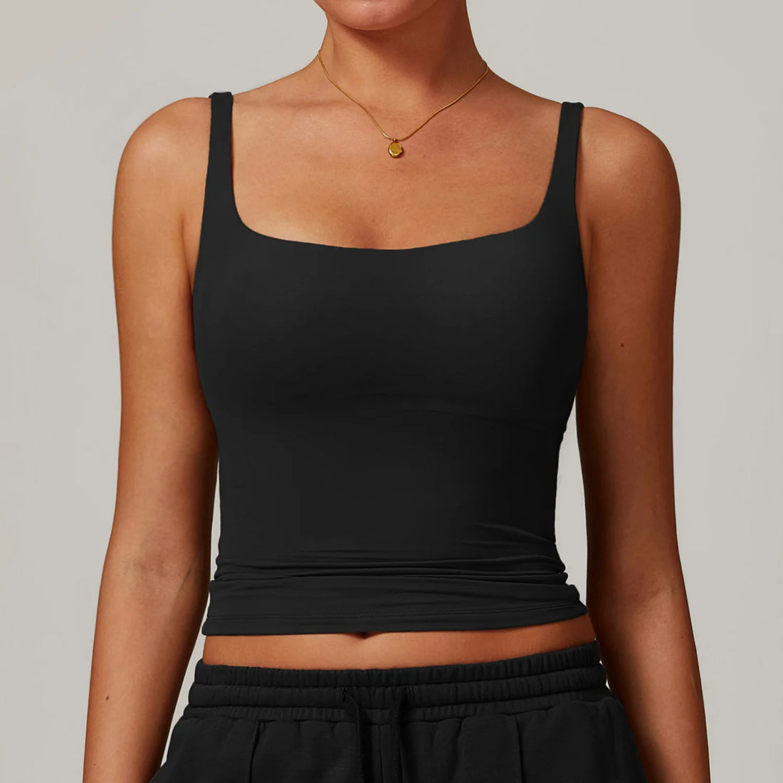 Women’s Quick-Dry Yoga Tank Top – U-Back Fitness Vest