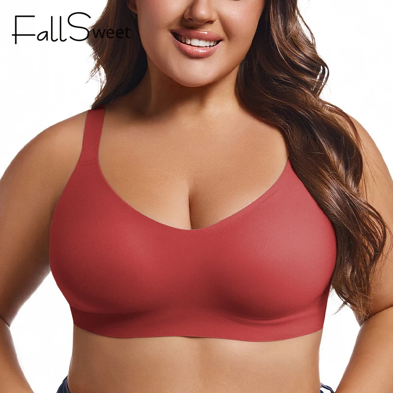 Seamless Back Beauty Support Bra