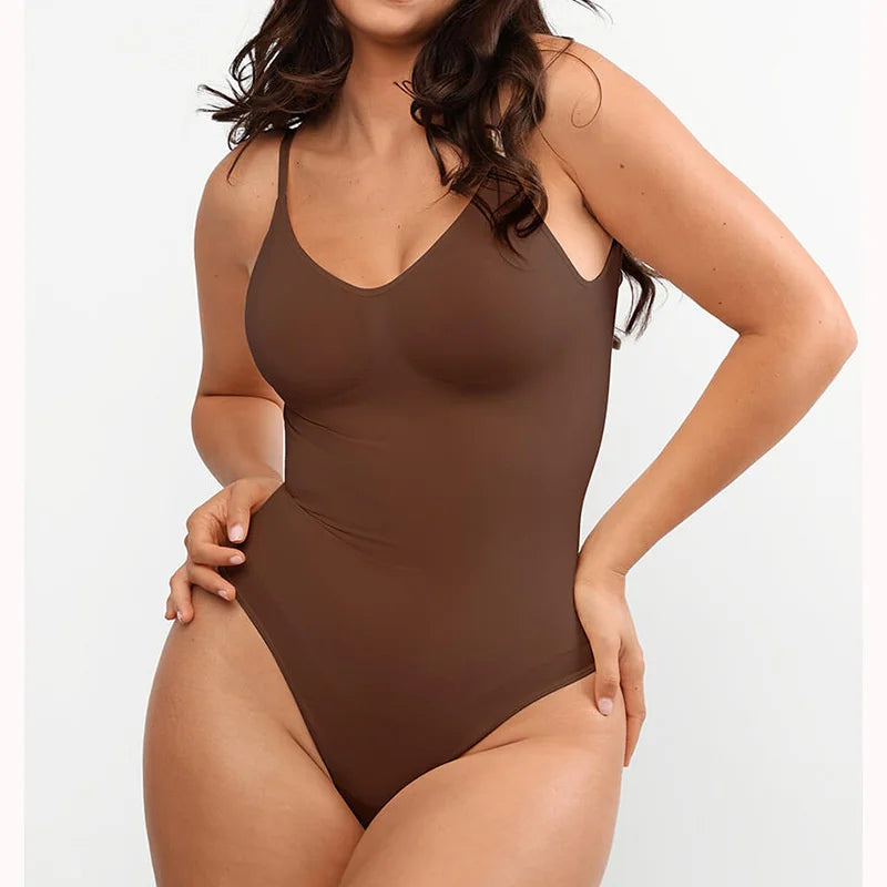 Backless Seamless Thong Shapewear Bodysuit