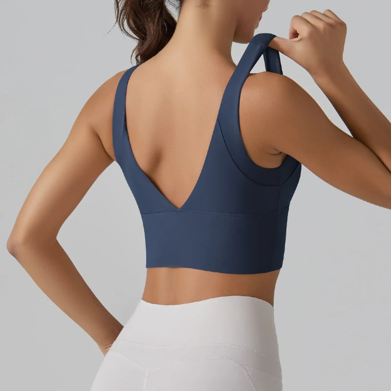 Sexy Push-Up Yoga Tank Top – Women’s Fitness Sports Bra