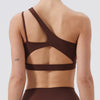 One-Shoulder Push-Up Sports Bra Tank Top