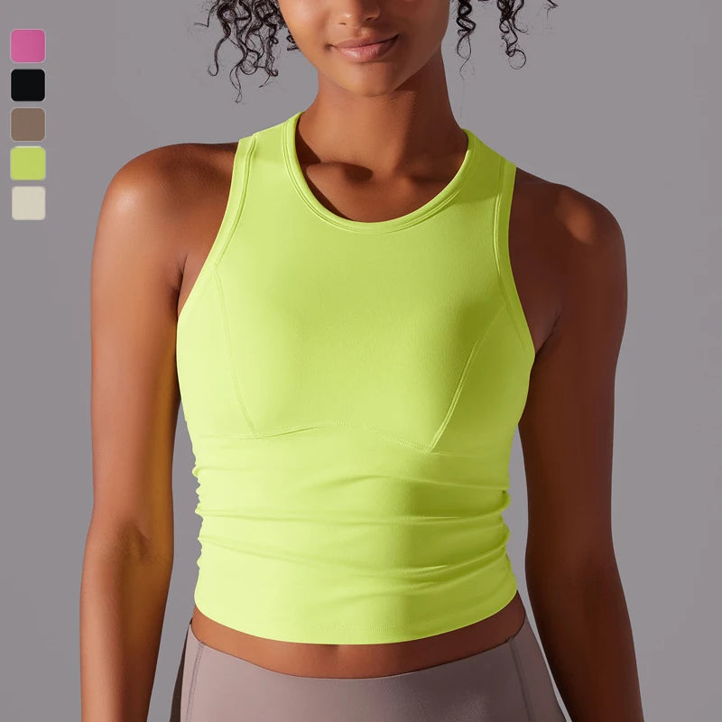 Slim-Fit Yoga Tank Top – Breathable & Quick-Dry