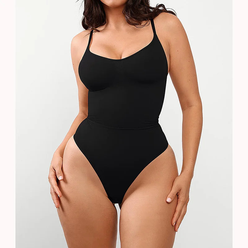 Backless Seamless Thong Shapewear Bodysuit