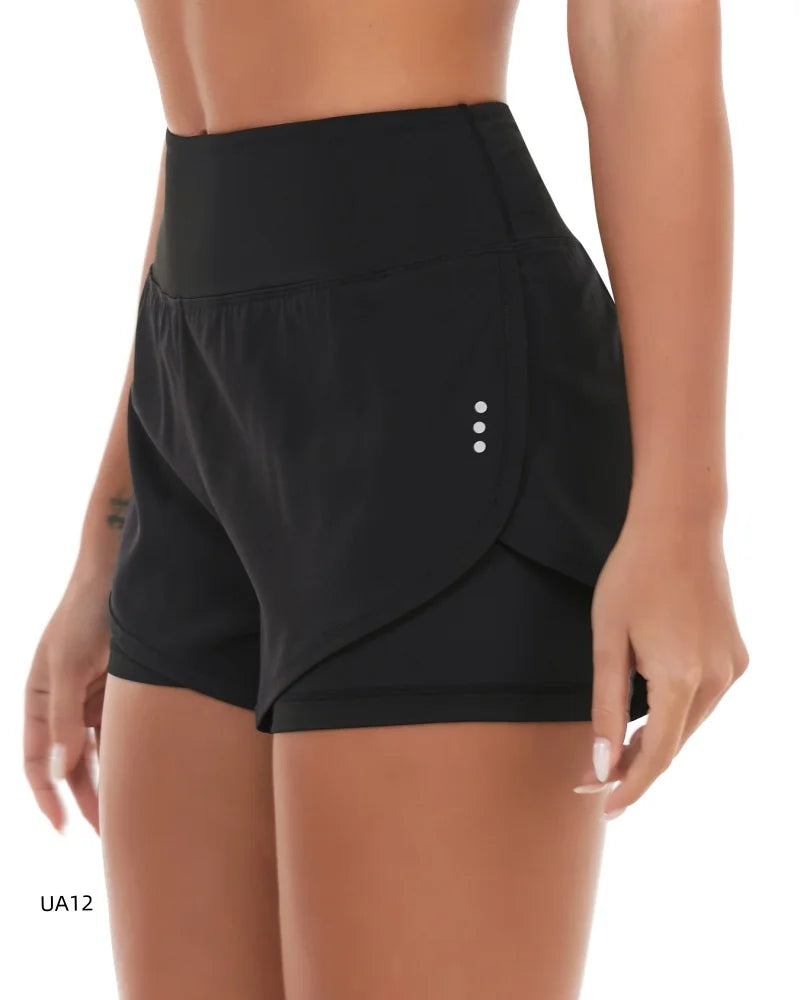 High-Waist Yoga Shorts – Breathable Stretch Activewear