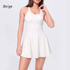 Backless Tennis Skirt Dress – Anti-Peek Active Fit