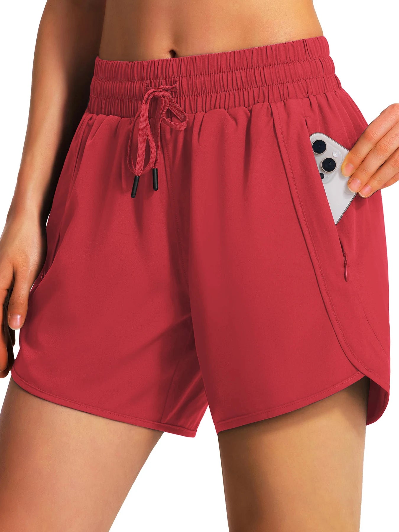 Quick-Dry Running Shorts – Lightweight with Zipper Pockets