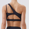 One-Shoulder Push-Up Sports Bra Tank Top
