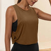 Round Neck Yoga Tank Top – Lightweight & Comfy