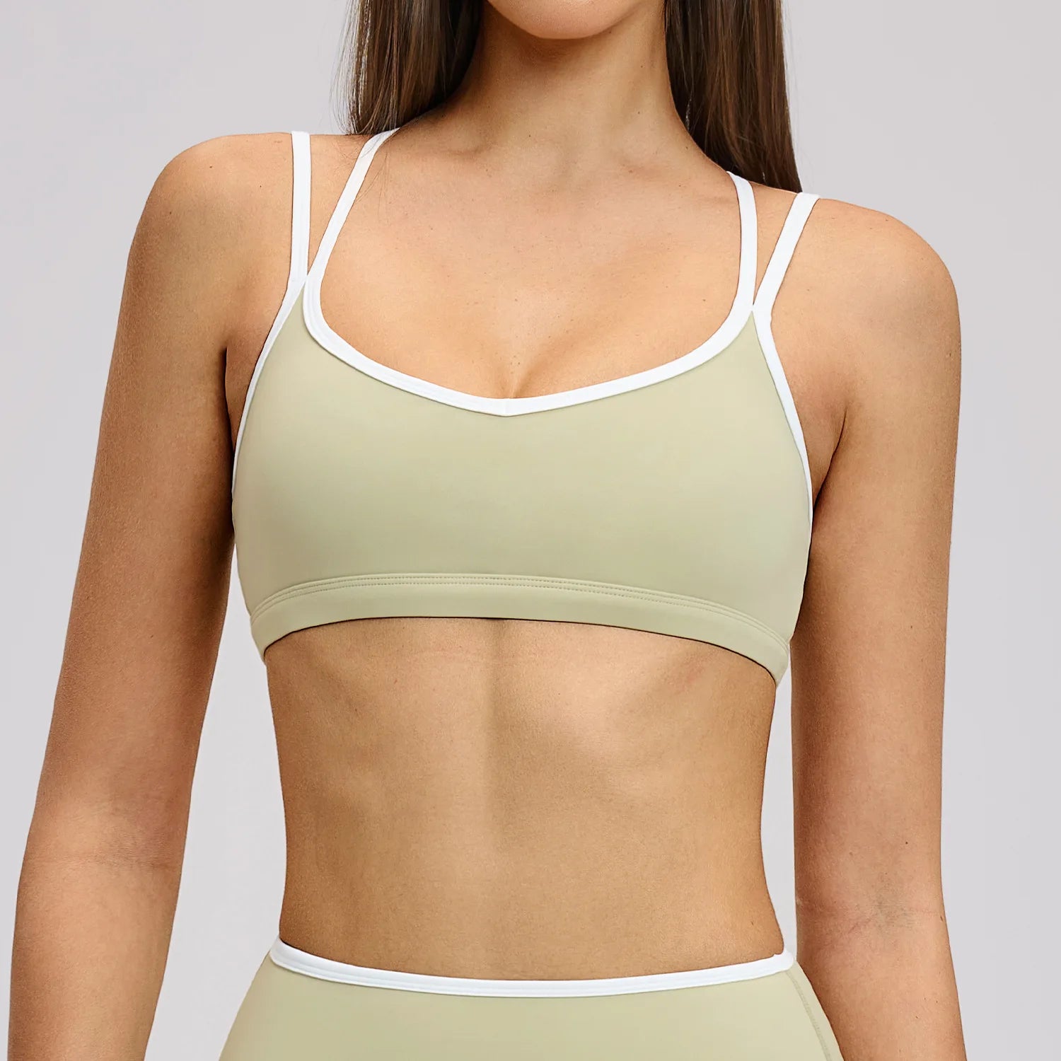 Racerback Sports Bra Tank Top – High Support & Breathable