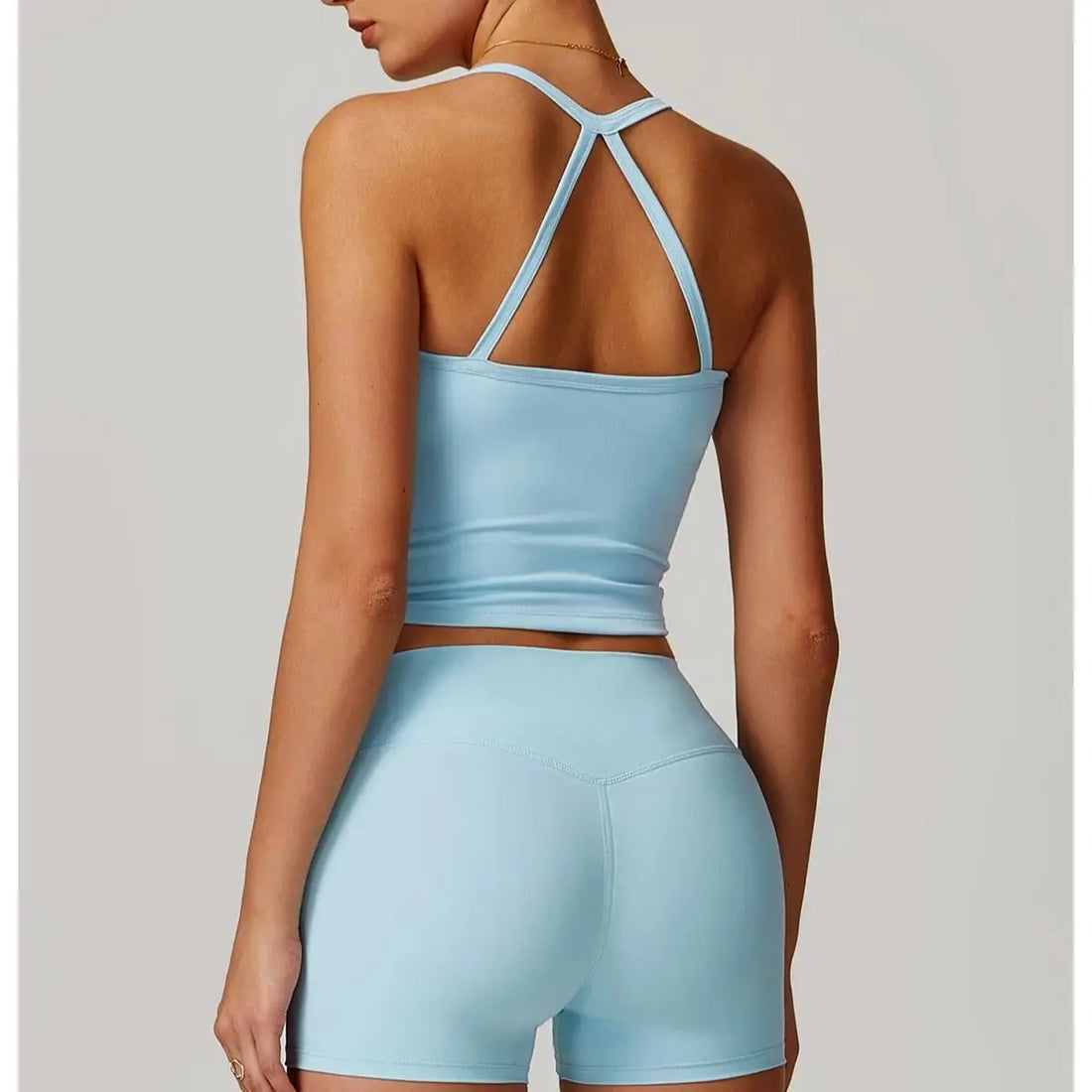 Crossback Push-Up Sports Bra Tank Top – Naked Feeling Comfort