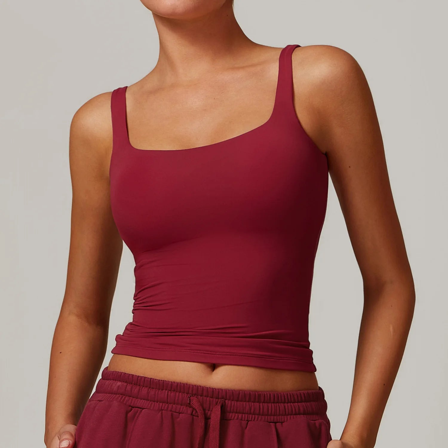 Women’s Quick-Dry Yoga Tank Top – U-Back Fitness Vest