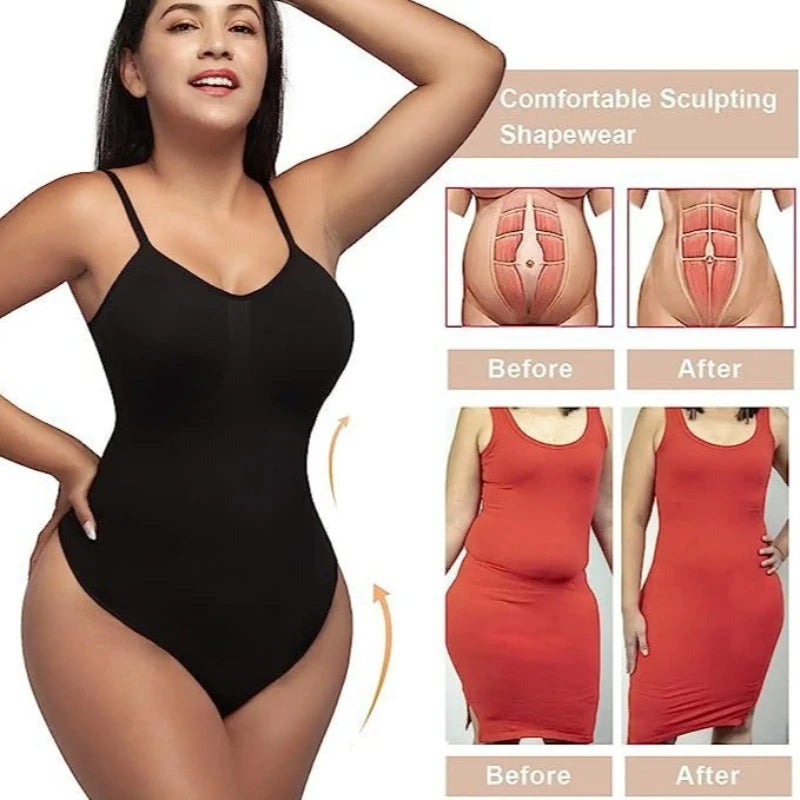 Waist Trainer Shapewear Bodysuit with Tummy Control