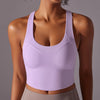 Nylon Sports Bra Tank Top – Stretchy & Breathable