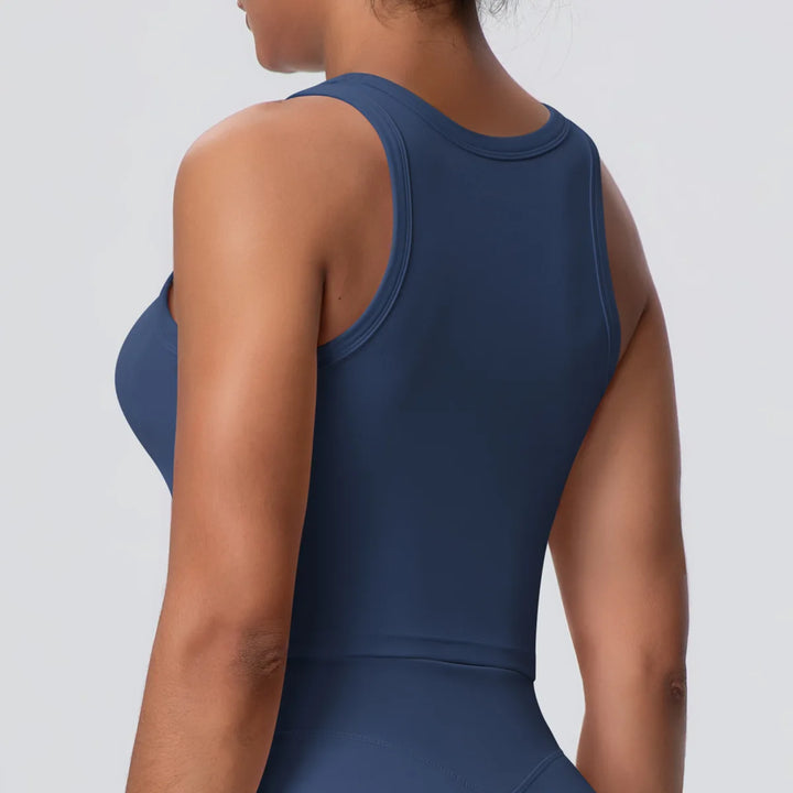 U-Back Sports Bra Tank Top – Shockproof & Supportive