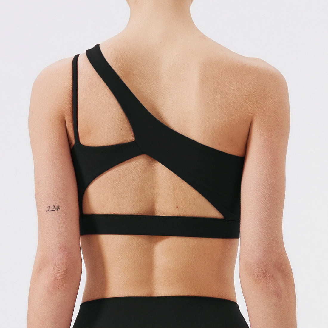 One-Shoulder Push-Up Sports Bra Tank Top