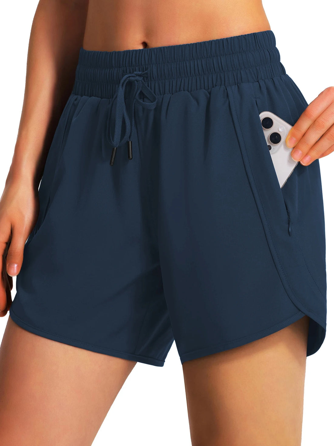Quick-Dry Running Shorts – Lightweight with Zipper Pockets