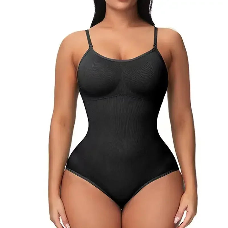 Seamless Shapewear Bodysuit with Tummy Control and Hip Lift