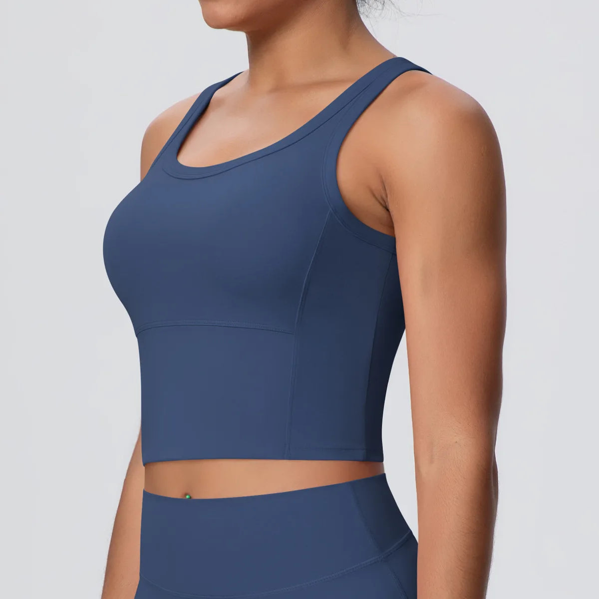 U-Back Sports Bra Tank Top – Shockproof & Supportive