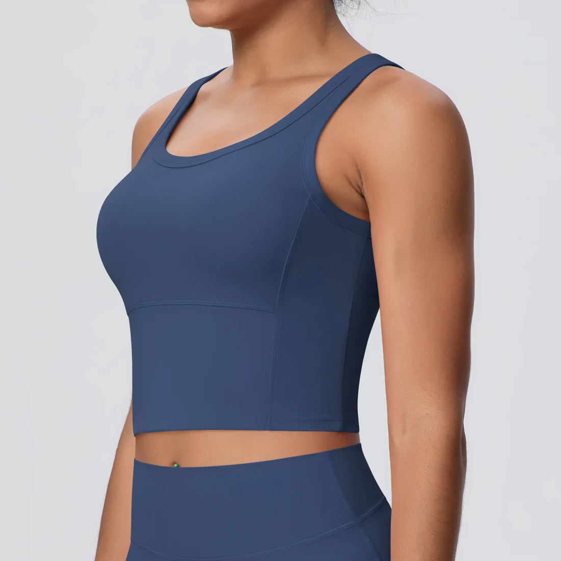 U-Back Sports Bra Tank Top – Shockproof & Supportive