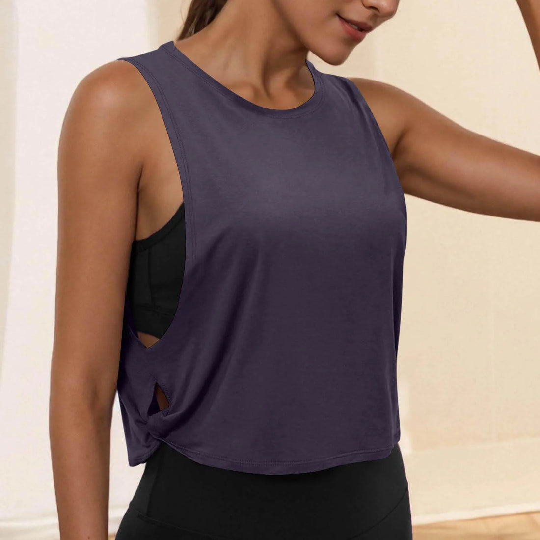 Breathable Sleeveless Yoga Tank Top – Cool & Comfortable