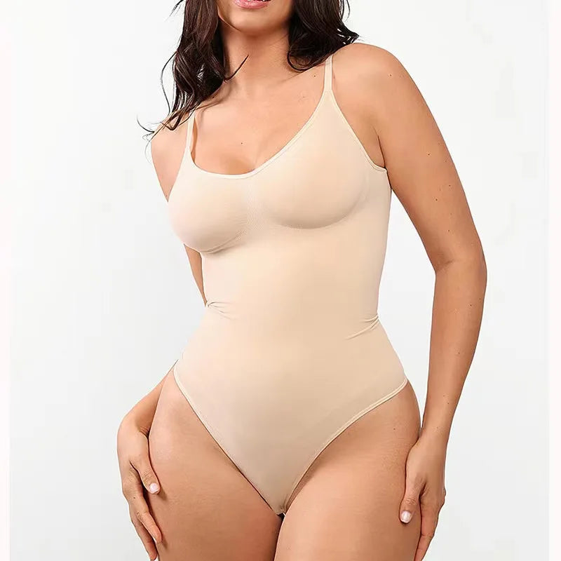 Plus Size Backless Shapewear Bodysuit with Hip Lift