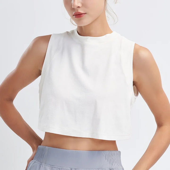 Loose Seamless Sports Tank Top – Breathable & Quick-Dry