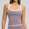 Push-Up Sports Bra Tank Top – Breathable & High Support