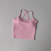 Crossback Push-Up Sports Bra Tank Top – Naked Feeling Comfort
