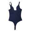 V-Neck Tummy Control Shapewear Bodysuit with Built-in Bra