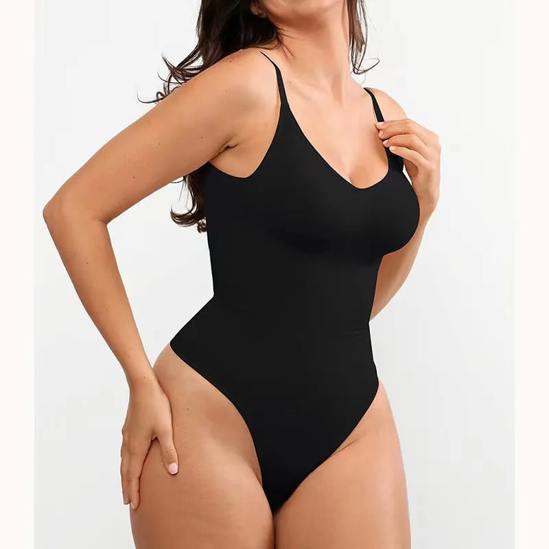 Plus Size Backless Shapewear Bodysuit with Hip Lift