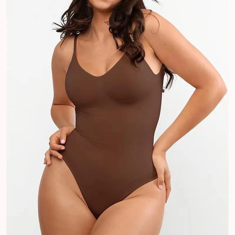 Plus Size Backless Shapewear Bodysuit with Hip Lift