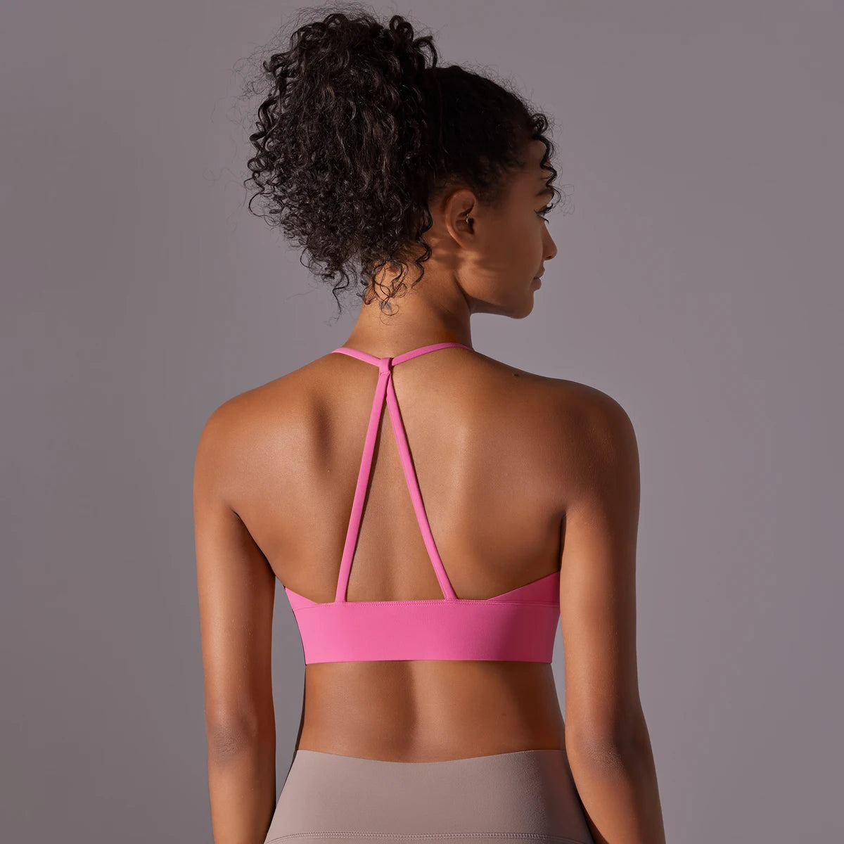 Backless Push-Up Sports Bra Tank Top – High Support & Sexy Fit