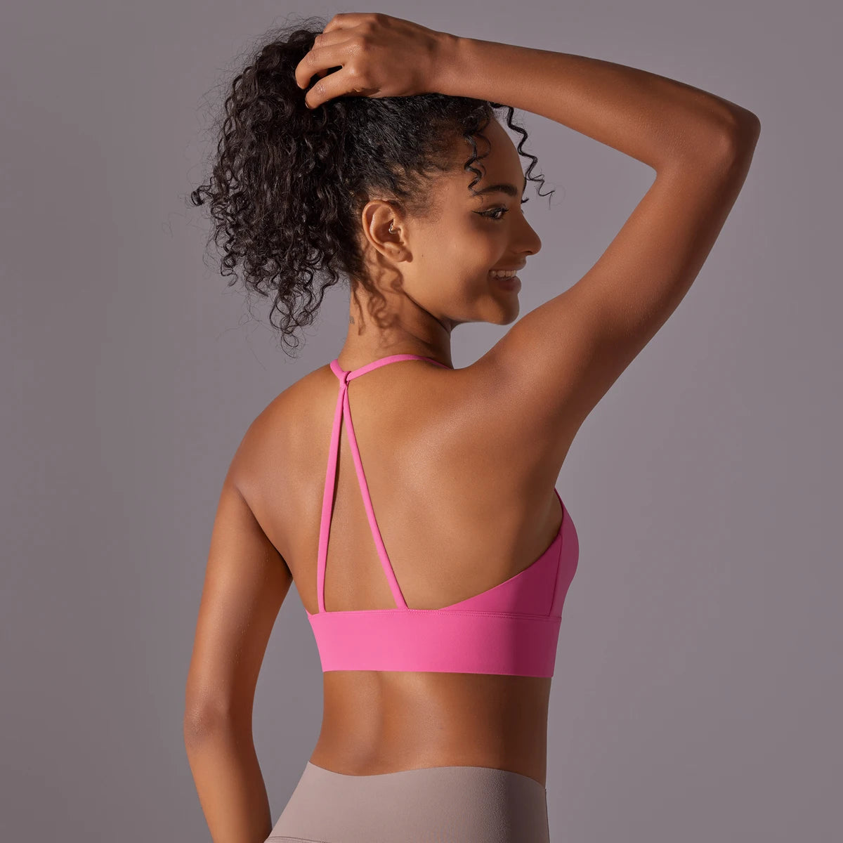 Backless Push-Up Sports Bra Tank Top – High Support & Sexy Fit
